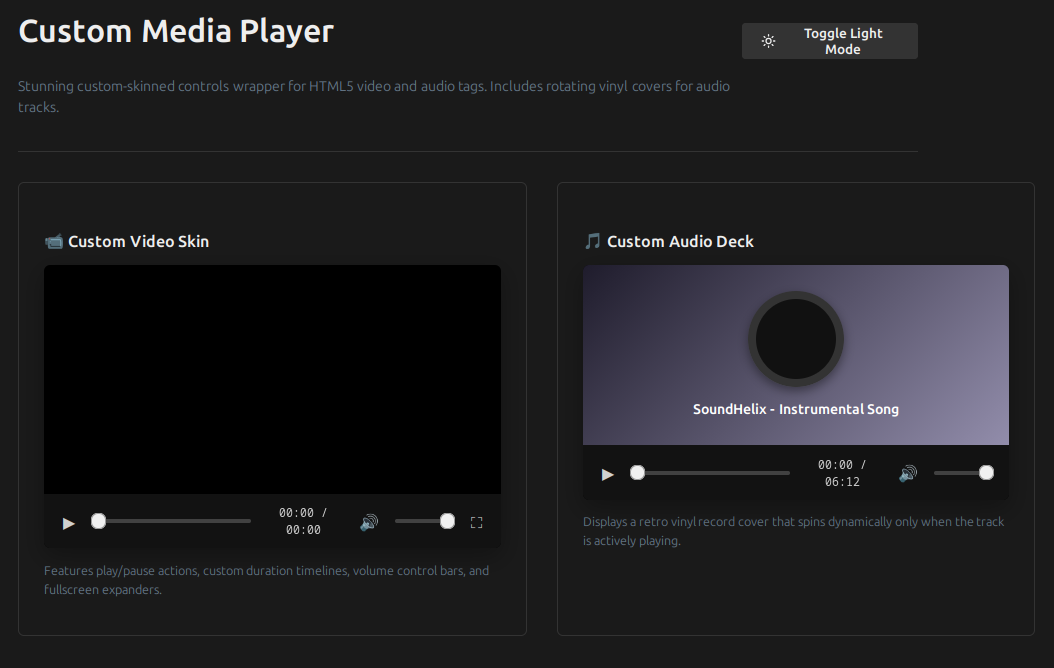 Media Player Preview